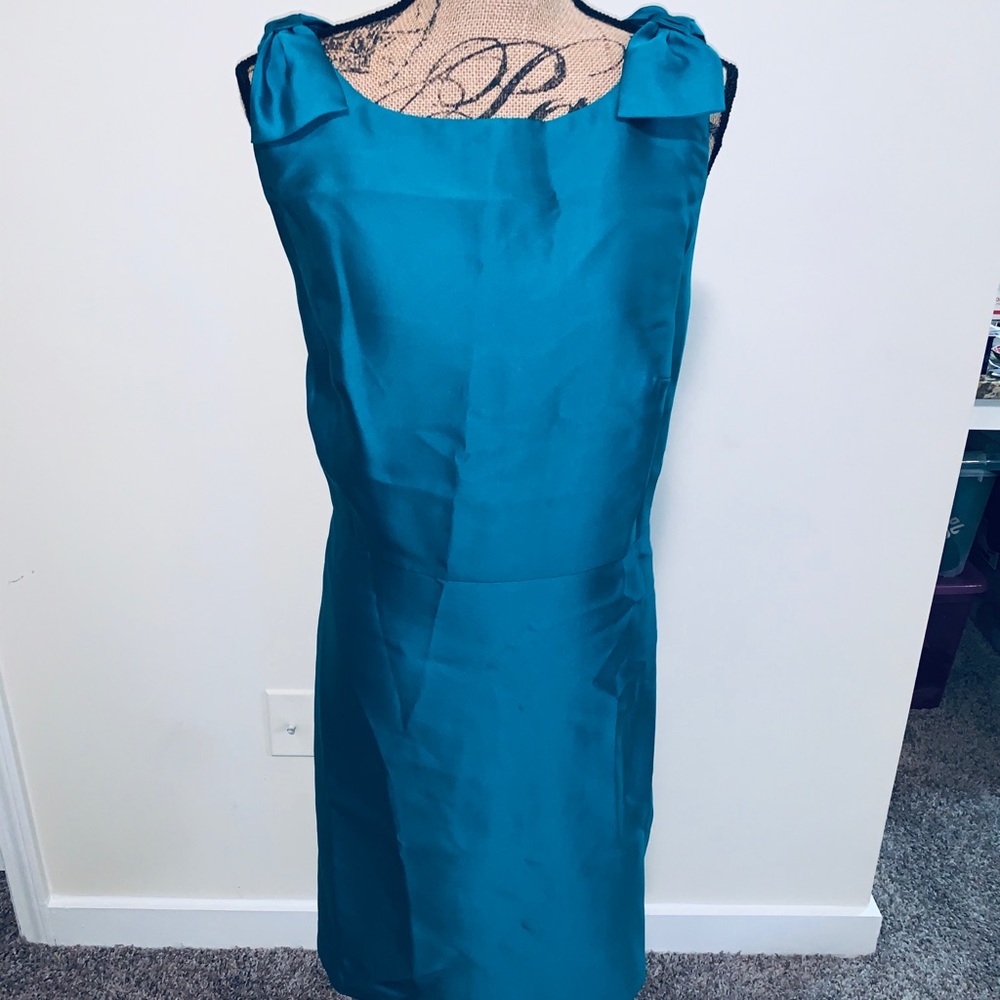 Ann Taylor green dress.